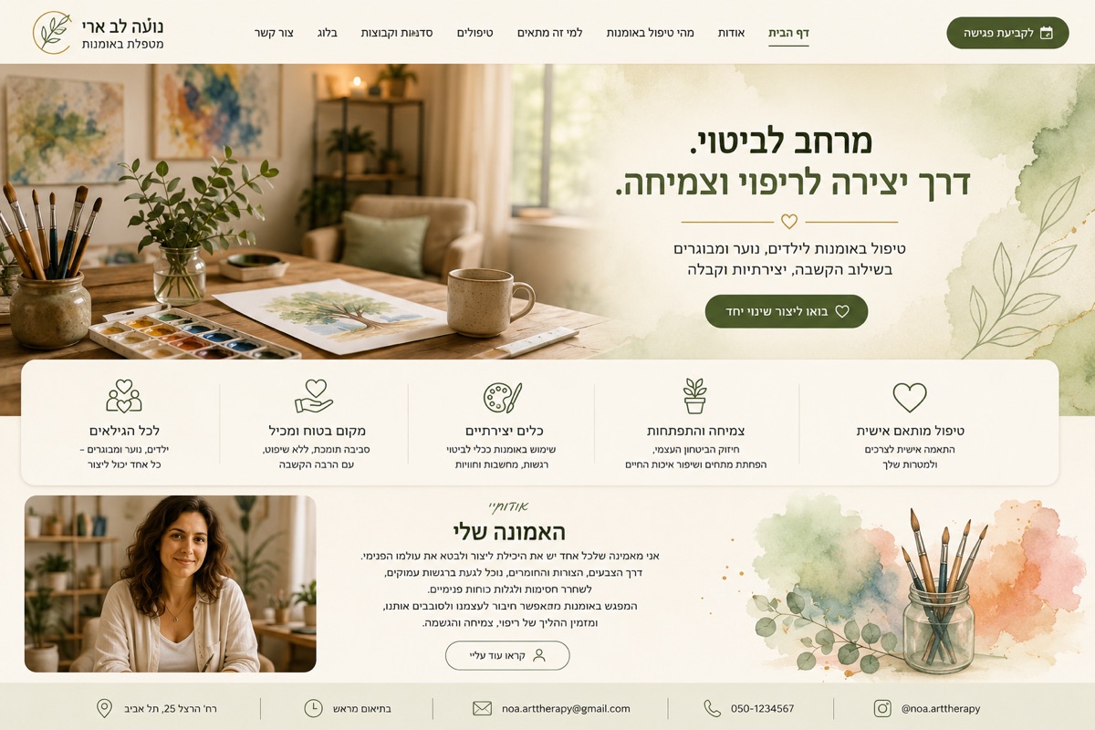טיפול באומנות