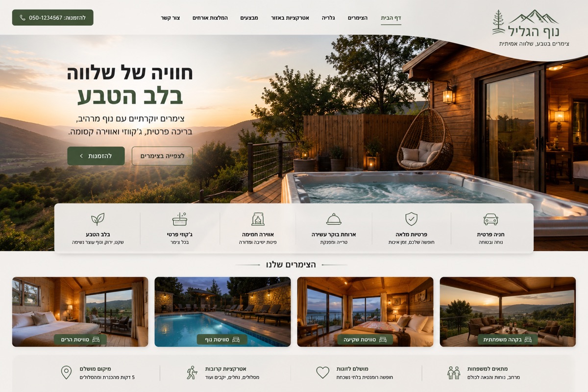 נופש וצימרים